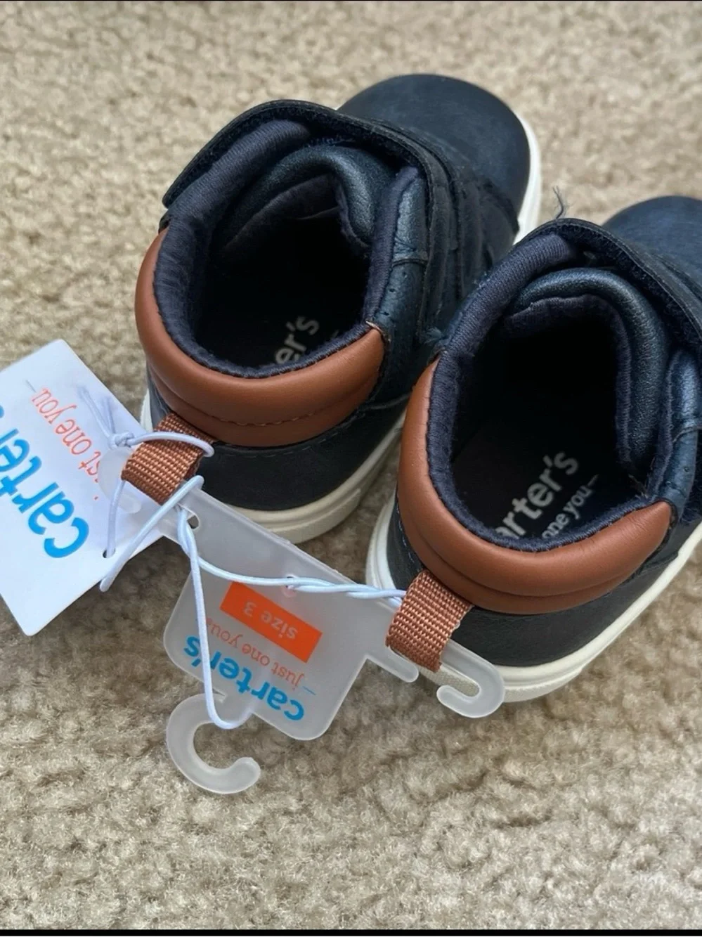 Carter’s JOY Baby Boys First Walker Sneakers Size 3 NWT